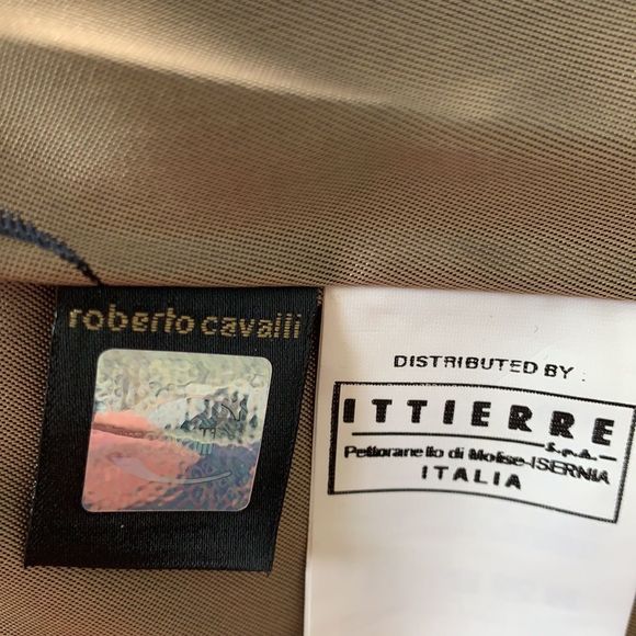 Authentic vintage Roberto Cavalli leather jacket M - Picture 10 of 11